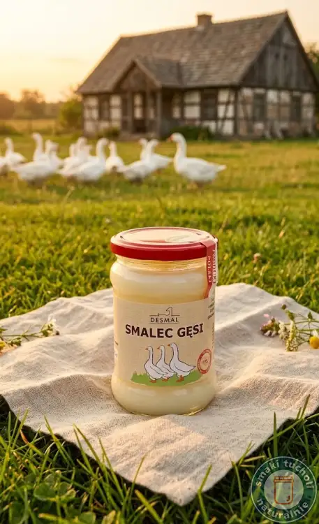 Smalec Gęsi 300ml sadełkowy biały - DESMAL