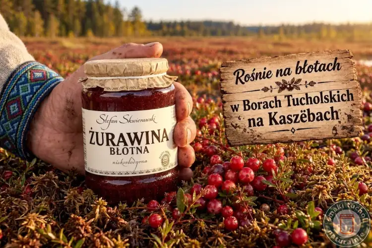 żurawiana błotna 720g w słoiku