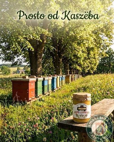 Miód Lipowy 375g Kaszubskie Miody