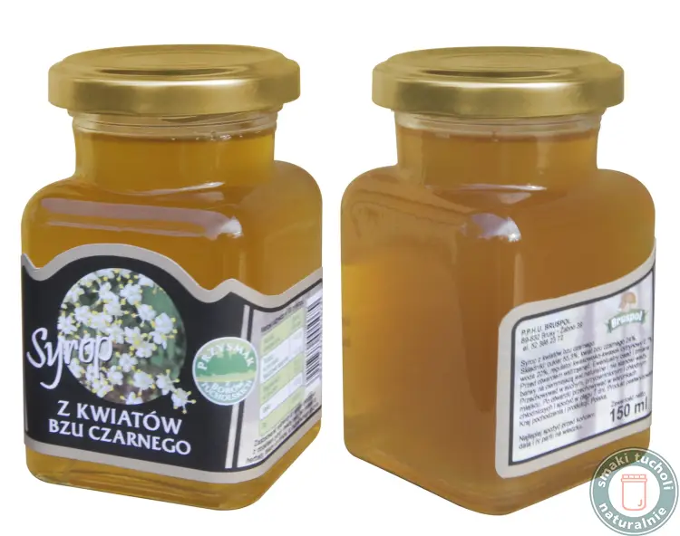 Syrop z Kwiatów Bzu Czarnego 150ml - Bruspol