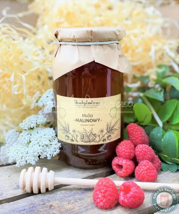 Miód Malinowy 370g - Skarby Roztocza
