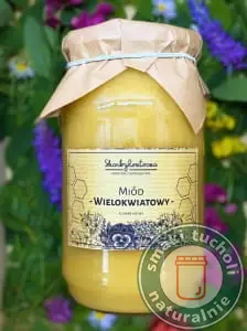 Miód Wielokwiatowy 1000g - Skarby Roztocza