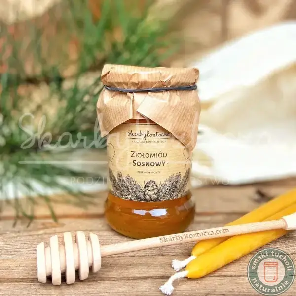 Ziołomiód Sosnowy 370g - SKARBY ROZTOCZA