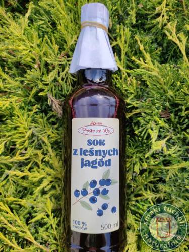 Sok z Leśnych Jagód 500ml - PROSTO ZE WSI