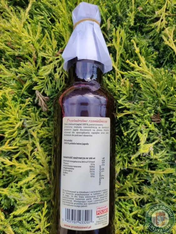 Sok z Leśnych Jagód 500ml - PROSTO ZE WSI