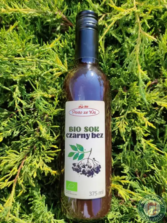 Sok z owoców czarnego bzu ekologiczny 375ml