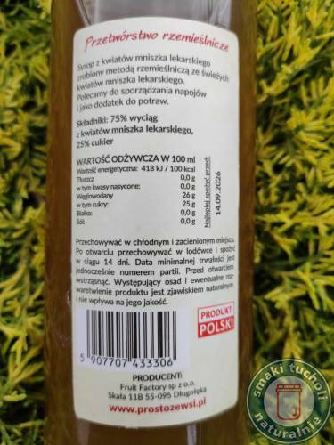 Syrop z kwiatów Mniszka lekarskiego