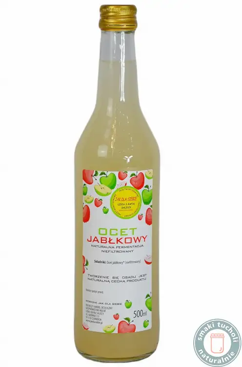 Ocet Jabłkowy niefiltrowany mętny