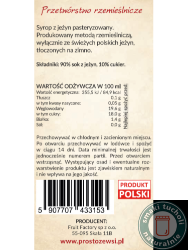 syrop jeżynowy