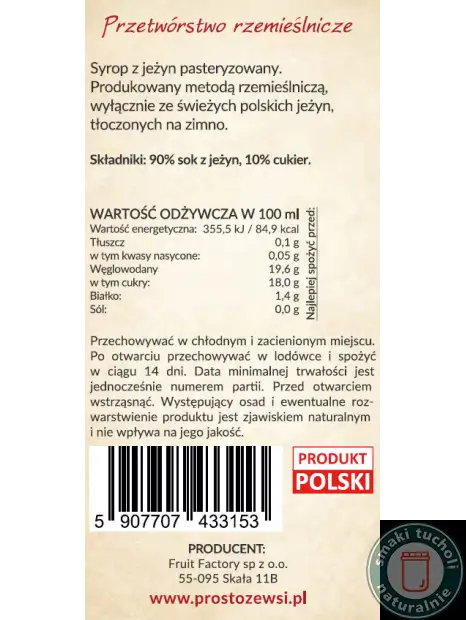 syrop jeżynowy