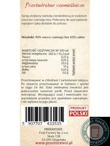 syrop-z-owocow-czarnego-bzu-500ml prosto ze wsi