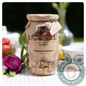 Miodowa Granola z Pierzgą Pszczelą 320g