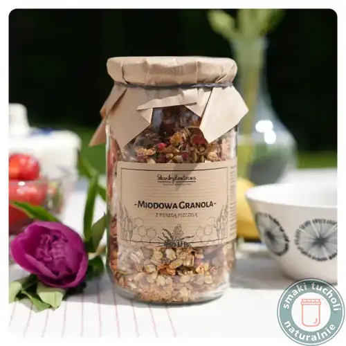 Miodowa Granola z Pierzgą Pszczelą 320g