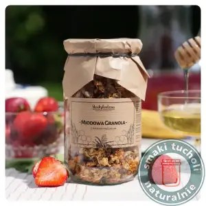 Miodowa Granola z Pyłkiem Pszczelim 320g