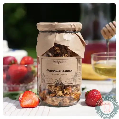 Miodowa Granola z Pyłkiem Pszczelim 320g