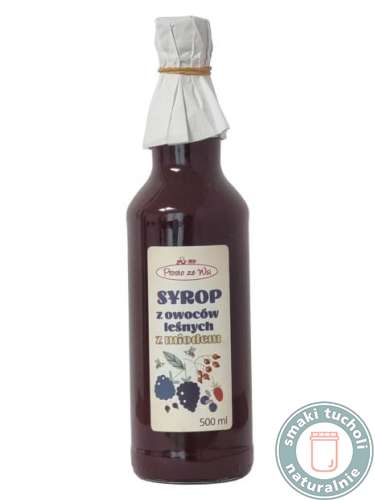 syrop z owoców leśnych z miodem Prosto ze wsi